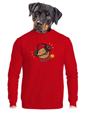 unisex mikina bez kapucne