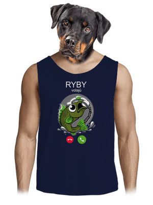 Ryby volají pánske tielko French Navy