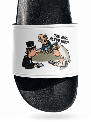 Svadobný obrad šľapky White