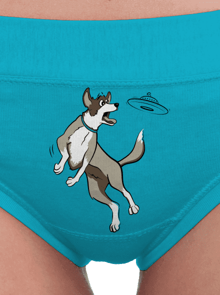 Lietajúci tanier dámske nohavičky Turquoise