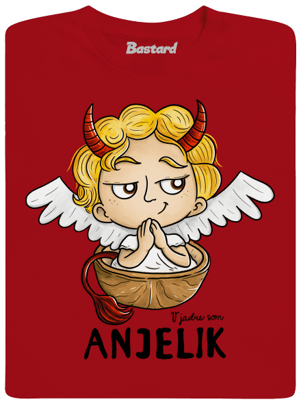 Anjelik detské tričko Red