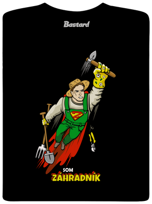 Záhradník pánske dlhý rukáv Black