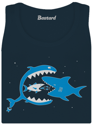 Rybky dámske tielko klasické Navy