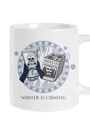 Winter is coming klasický hrnček White