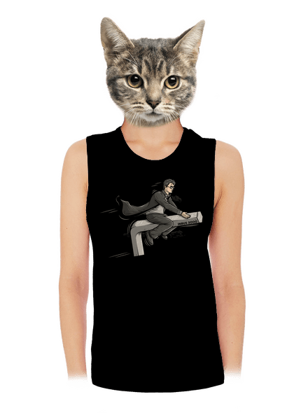 Harry na inbuse dámske tielko voľné Black