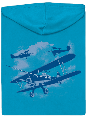 Rytieri nebies dámska mikina na zips Blue Atol