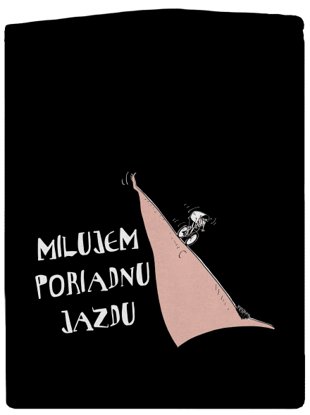 Milujem jazdu pánska mikina na zips Black
