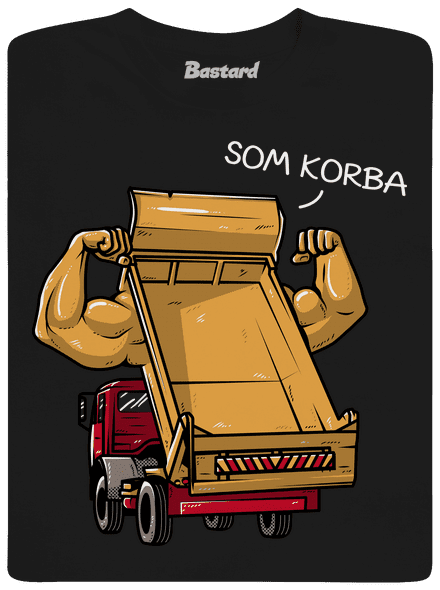 Korba pánske tričko Black