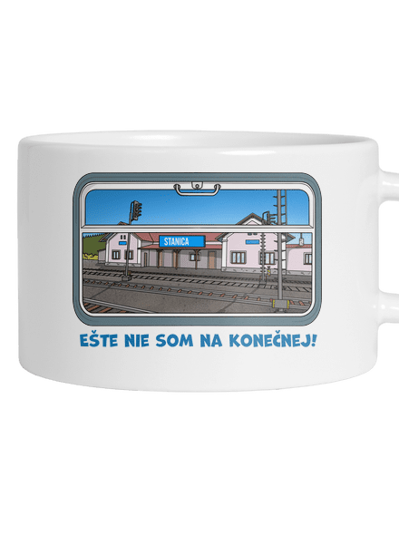 Nie som na konečnej hrnček makronka White