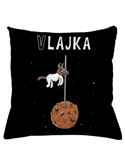 Vlajka vankúš Black