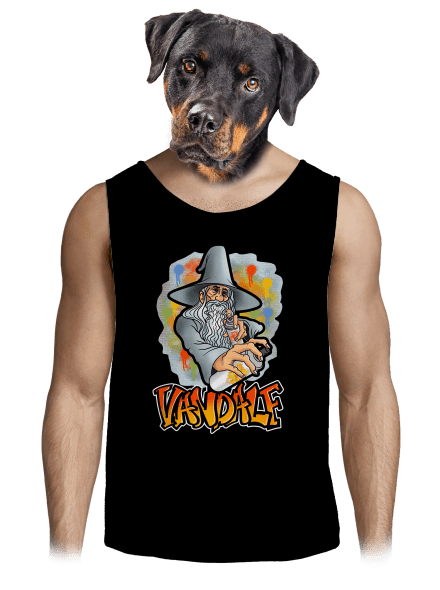 Vandalf pánske tielko Black