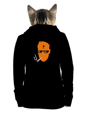 Thug life dámska mikina na zips Black