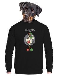 unisex mikina bez kapucne