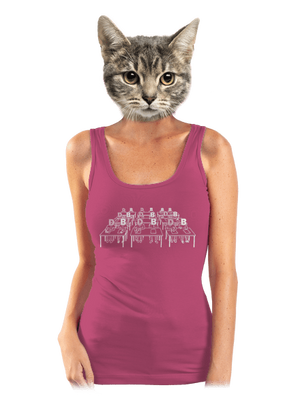 Cimrman: Debil, blbeček dámske tielko klasické Magenta