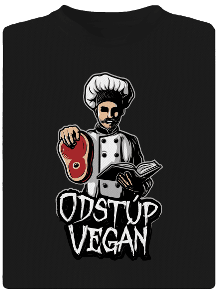 Odstup vegane detské športové tričko Black
