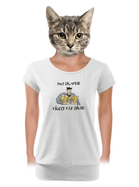 dámske tričko s lemom