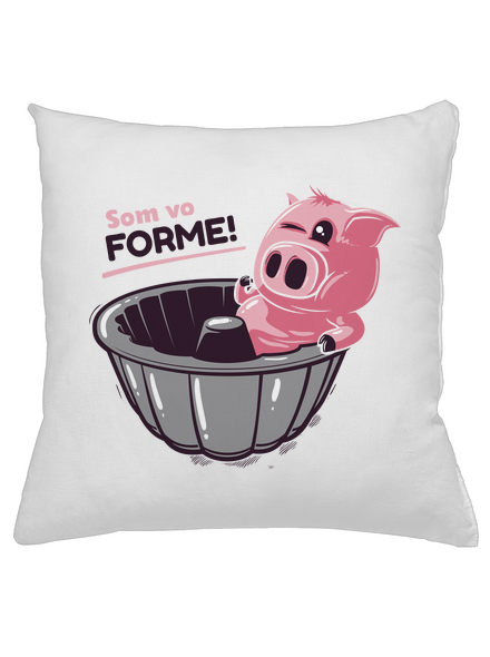 Vo forme vankúš White