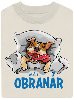 Môj obranár unisex mikina bez kapucne Off White