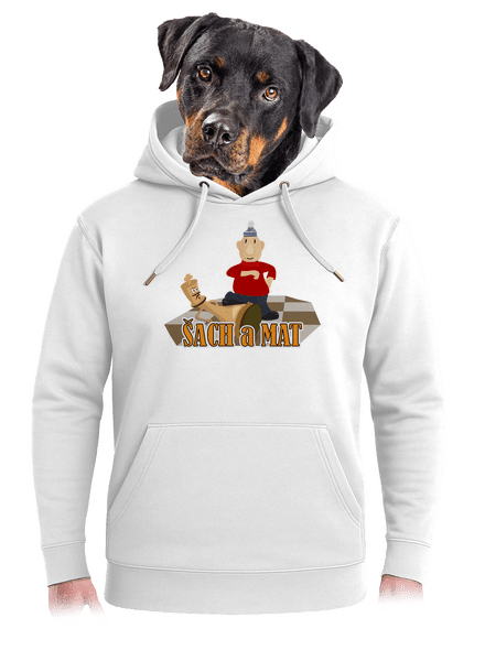 Šach a Mat unisex mikina premium Snowwhite