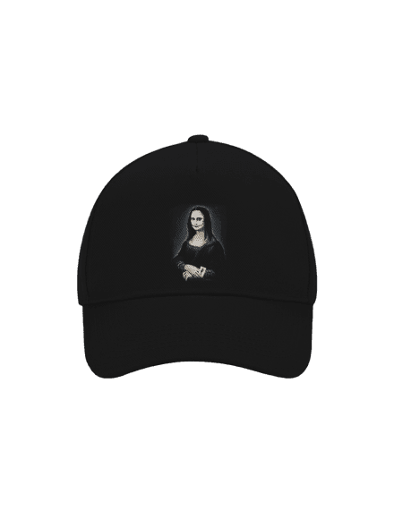 Mona Joker Lisa šiltovka baseballka Black