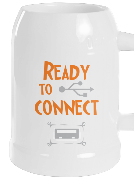 USB pripojenie polliter White