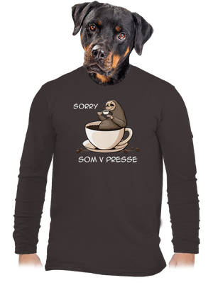 V presse pánske dlhý rukáv Bear Brown