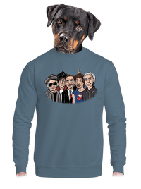 unisex mikina bez kapucne