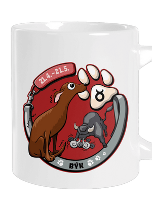 Psí horoskop: Býk veľký hrnček White