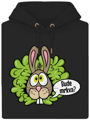 Vitamíny pre zajačikov unisex mikina premium Dark Black