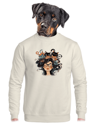 unisex mikina bez kapucne