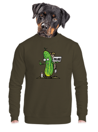 unisex mikina bez kapucne