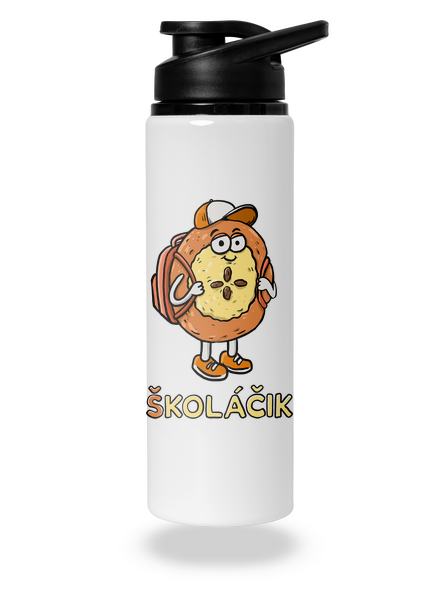 Školáčik flaša na vodu White