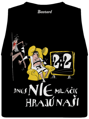 Hrajú naši dámske tielko voľné Black