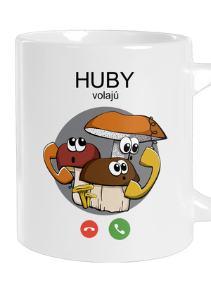 Huby volajú veľký hrnček White