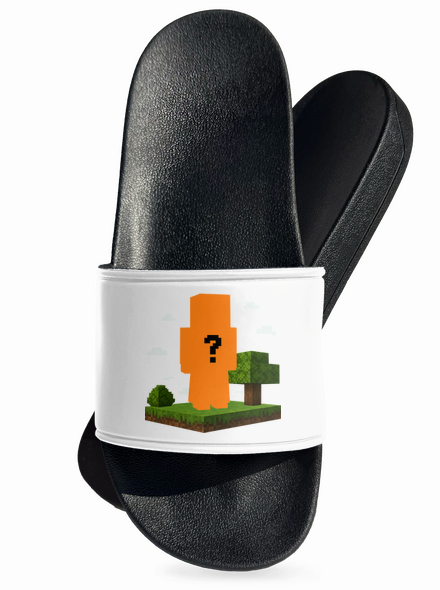 Minecraft z vlastnej fotky šľapky White