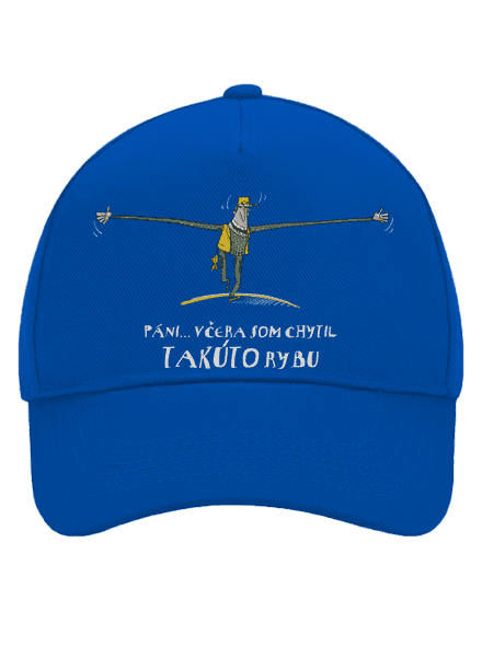 Takúto rybu som chytil šiltovka baseballka Bright Royal