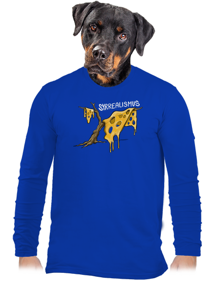 Syrrealismus pánske dlhý rukáv Royal Blue