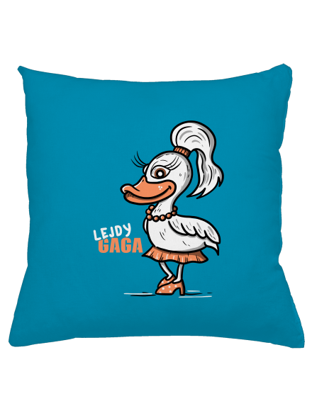 Lejdy Gaga vankúš Blue Turquoise