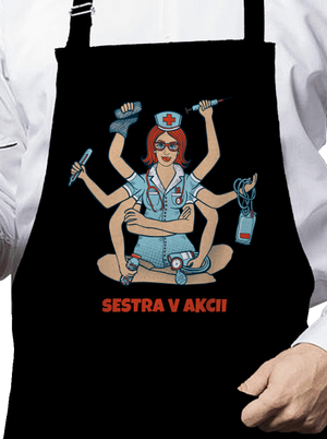 Sestra v akcii zástera Black
