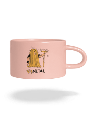 Metalista hrnček makronka Pink Macaron