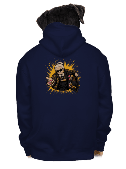 Babiboss pánska mikina na zips Navy