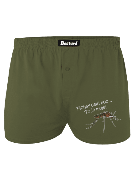 Komár s výdržou pánske trenky Khaki