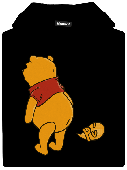 Ups detská mikina klokanka Black