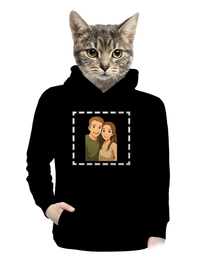 dámska mikina klokanka