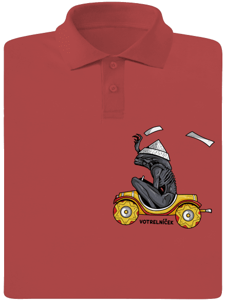Votrelníček pánska polokošeľa Burgundy