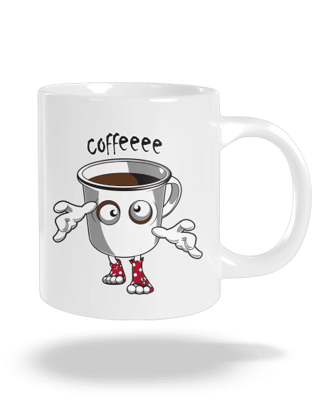 Zombie kafe veľký hrnček White