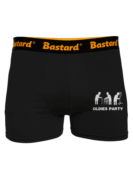 Oldies party boxerky Black