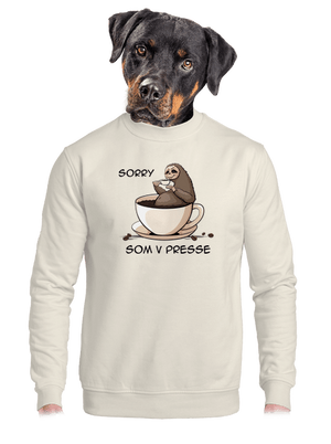 V presse unisex mikina bez kapucne Off White