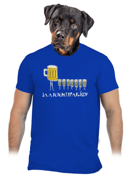 Ja a sedem trpaslíkov pánske tričko Royal Blue