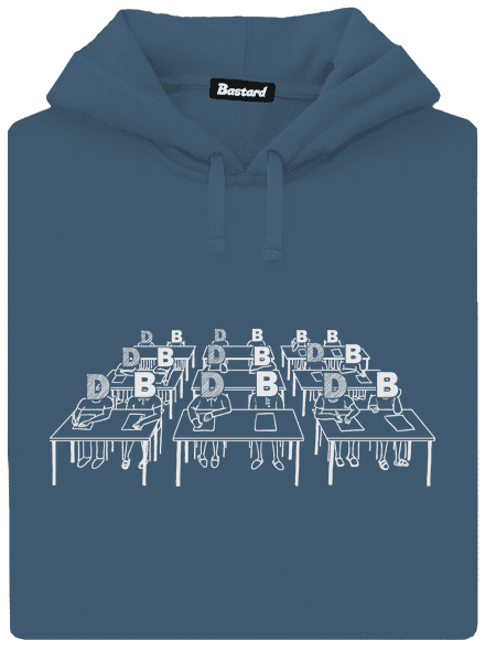 Cimrman: Debil, blbeček dámska mikina klokanka Denim